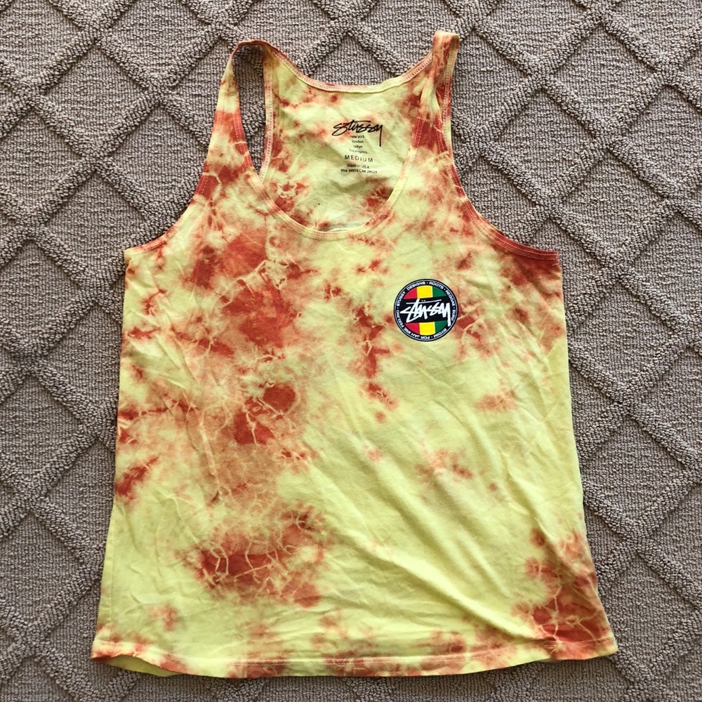 Stussy Women’s Medium Tie Dye Tank Top